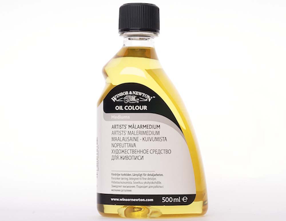 Malermedium W&N Artists - 500 ml - Medium til oliemaling, Malermedium, Fernis og kunstner medier til kunstmaling