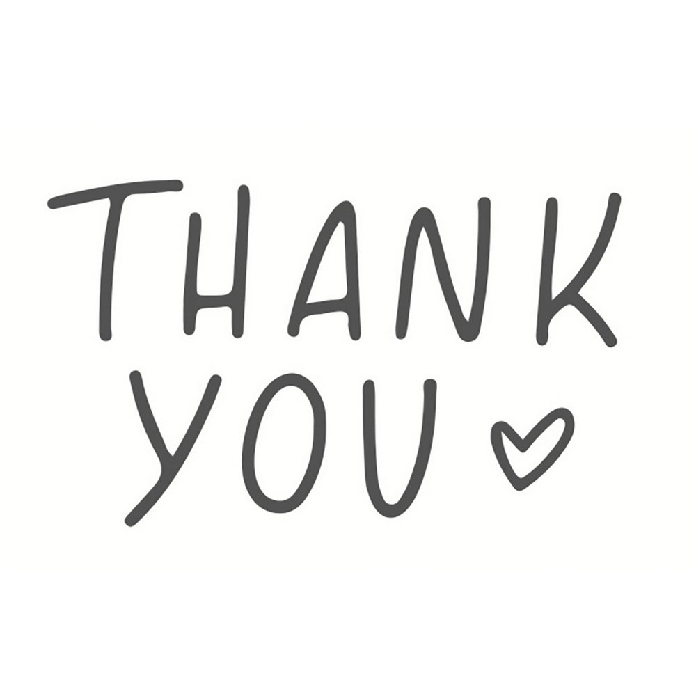 May & Berry Stempel 35x55 mm - Thank You - Øvrige stempler, Stempler, Scrapbooking, Håndværk