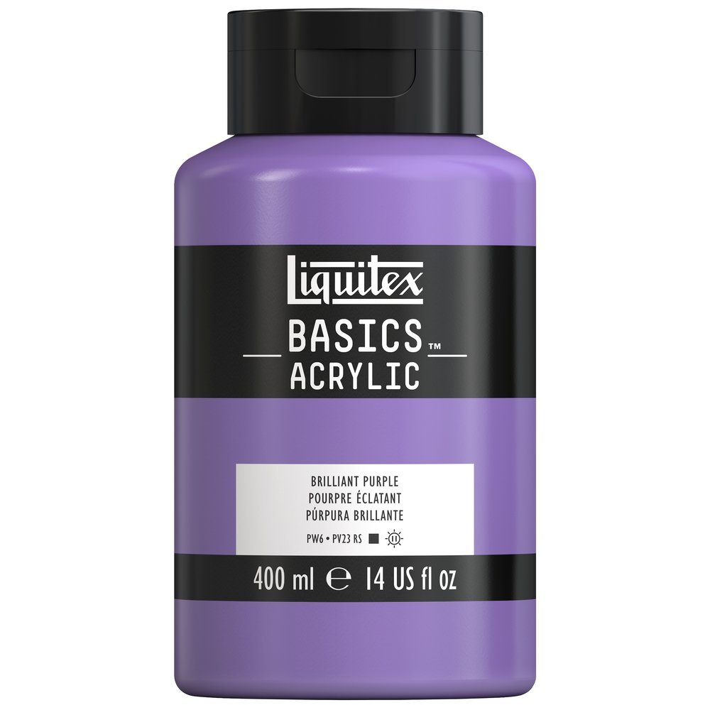 Akrylfärg - Liquitex Basics - 400ml - Brilliant Purple - Akrylfärger, Konstnärsfärger