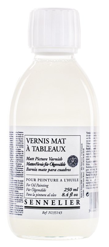 Fernis Sennelier 250 ml - Matte Painting Varnish - Akrylmedier, Malermedium, Fernis og kunstner medier til kunstmaling