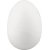 Styrofoam egg - hvit - H7 cm - 50 stk