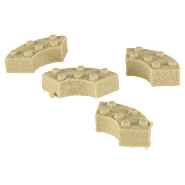 Kinetisk sand byggset 1100 g med formar, fordon och figurer - Kreativ lek