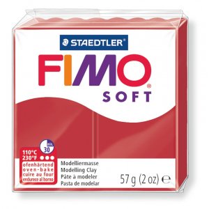 Modellera Fimo Soft 57g - Julr�d