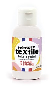 Textilfärg 50 ml vit Textilfärg 50 ml vit