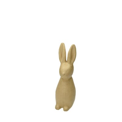 PappArt Figur Sittende kanin - 9x12x31 cm