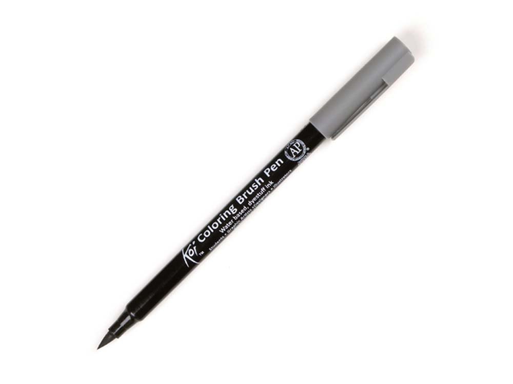 Koi Color Brush - Dark Cool Grey - Fiberpenne, Penne, Penne, kridt & tusch