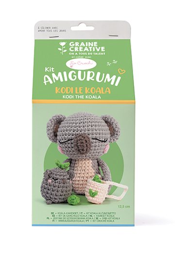 Koala amigurumi-kit 12,5 cm Koala amigurumi-kit 12,5 cm