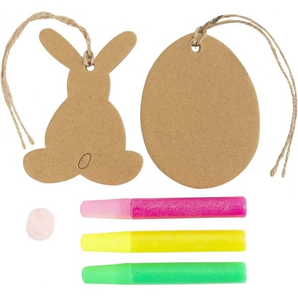Mini DIY Kit Dekoration, Ägg och kanin Mini DIY Kit Dekoration, Ägg och kanin