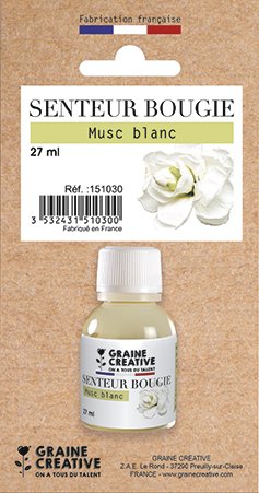 Doftolja vit mysk för ljus 27 ml Doftolja vit mysk för ljus 27 ml