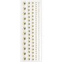 Dekorativa pärlband i guld, 5-pack, 14,5 x 0,8 cm Dekorativa pärlband i guld, 5-pack, 14,5 x 0,8 cm
