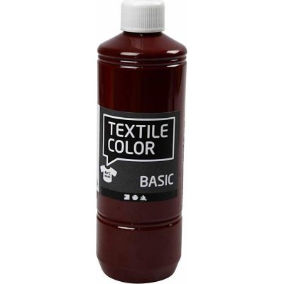 Tekstilfarve tekstilfarve - brun - 500 ml
