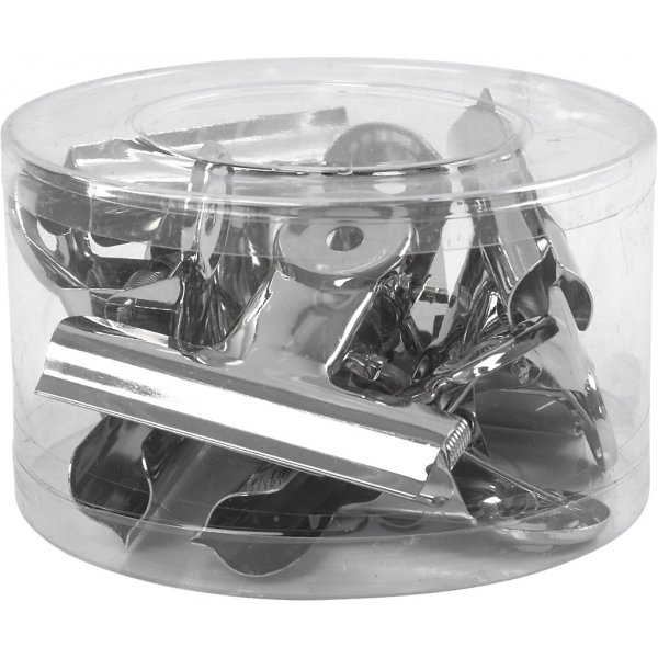 Metallklämma - silver - 6 st Metallklämma - silver - 6 st