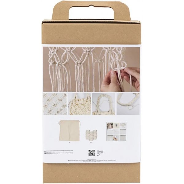 DIY Kit Makramé, Väska DIY Kit Makramé, Väska