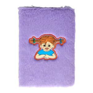 Fluffig anteckningsbok Pippi L�ngstrump A5 - 80 linjerade sidor