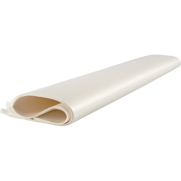 Silkespapper - vit - 50 x 70 cm - 14 g -25 ark Silkespapper - vit - 50 x 70 cm - 14 g -25 ark