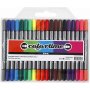 Colortime Dubbeltusch - standardfrger - 20 st