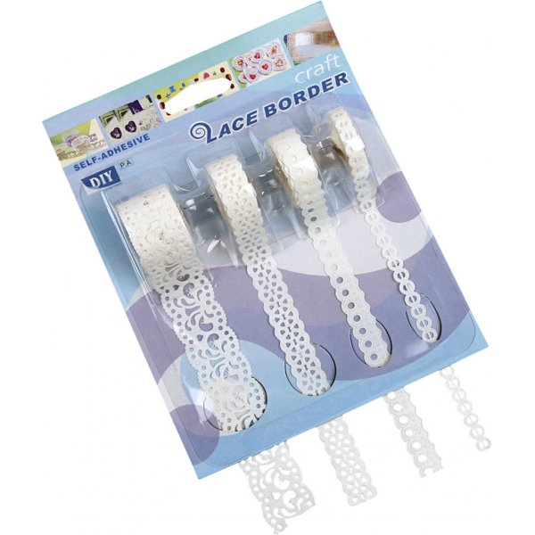 Pappersspets - vit - 4 x 2 m Pappersspets - vit - 4 x 2 m