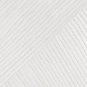 DROPS Muskat Uni Colour garn - 50 g - Hvid (18)
