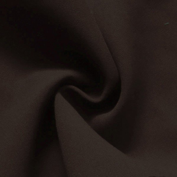 Mode- eller dekorstof Universal Mørkebrun - 150 cm - Polyester stof, Polyesterstof & nylonstof, Stof