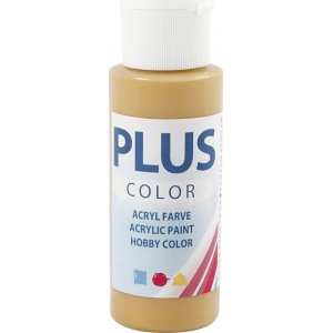 Plus Color Hobbyfrg - guld - 60 ml