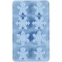 Silikonform snøflak og pepperkakemenn 2,5 x 3 x 4,5 cm 12,5 ml Silikonform snøflak og pepperkakemenn 2,5 x 3 x 4,5 cm 12,5 ml