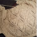 Kundbild DROPS Brushed Alpaca Silk garn - 25g - Ljusbeige (04): Mjukt och härligt garn. Färgen...