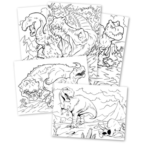 Målarbok Dino FSC 36 sidor Målarbok Dino FSC 36 sidor