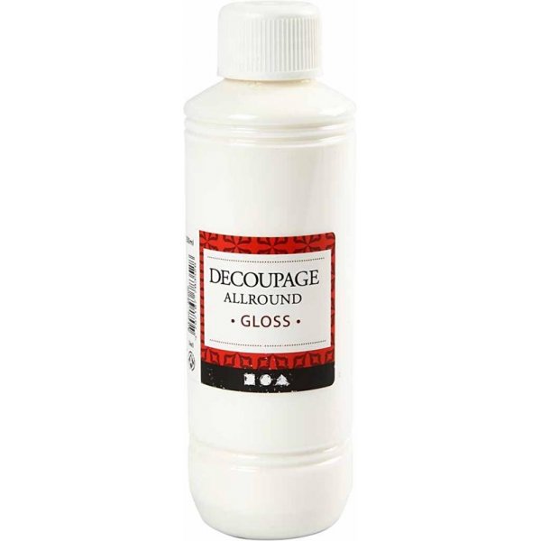 Decoupagelack - allround - blank - 250 ml Decoupagelack - allround - blank - 250 ml