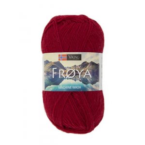 Viking garn Frya 50g - Mrkrd (209)