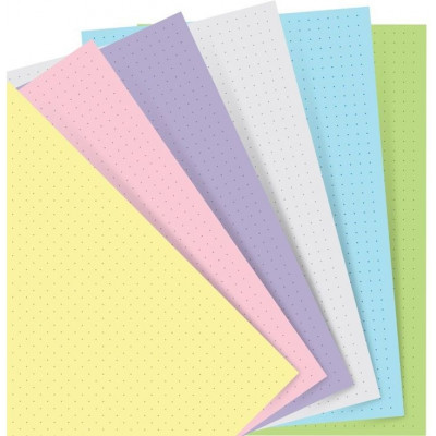 Refill for Filofax Notebook-lomme - Stikket - Pastell