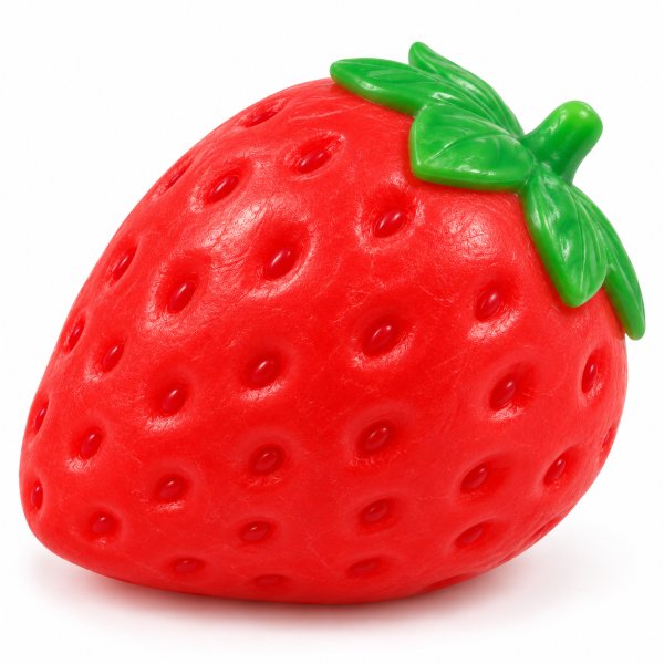Crunching Squishy Jordgubbe 7.5cm Crunching Squishy Jordgubbe 7.5cm