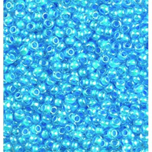 Skimrende Rocailleperler - turkis