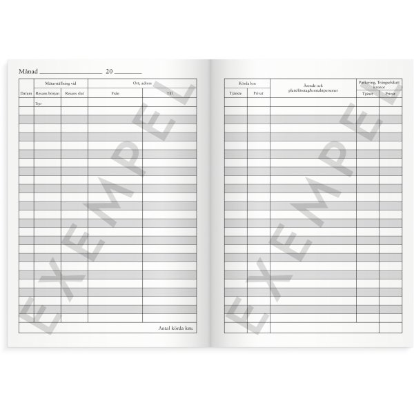 Körjournal - A5 Körjournal - A5