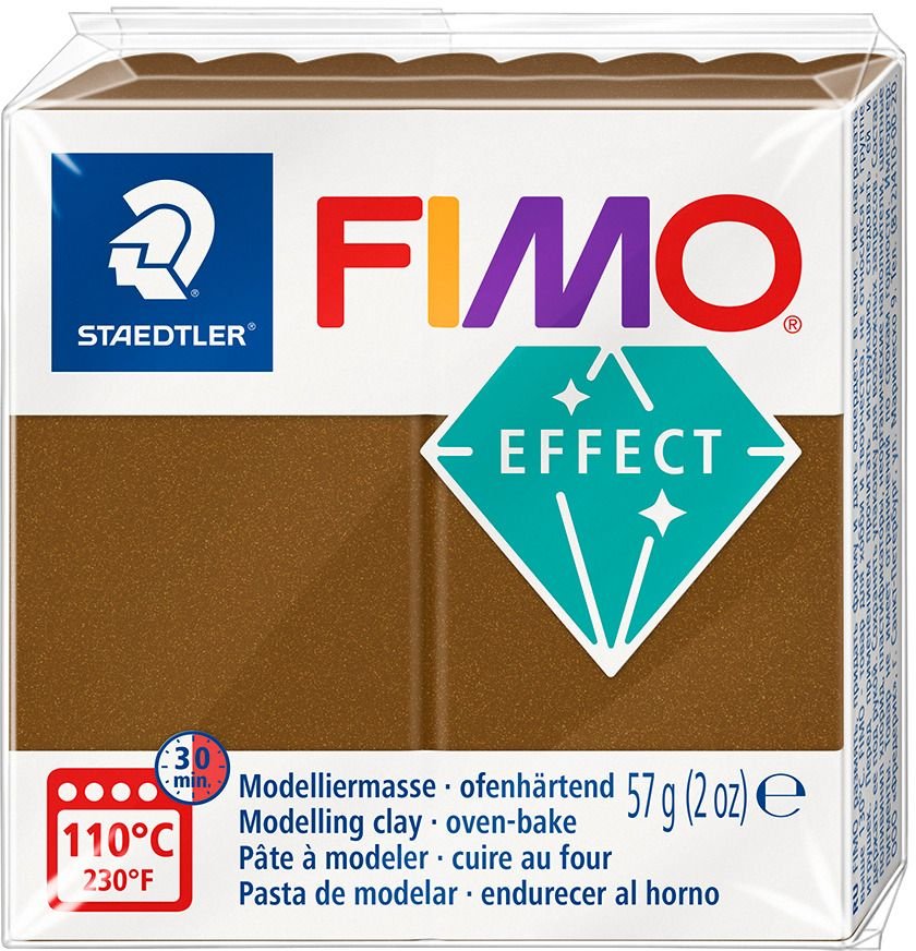 Model Fimo Effect 57g - Metal Bronze - Fimolera, Modellere, Hobbyartikler til børn, Hobbymateriale, Håndværk