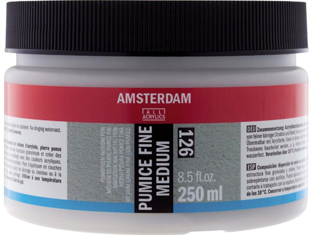 Pimpsten medium Amsterdam Fine - 250 ml - Akrylmedier, Malermedium, Fernis og kunstner medier til kunstmaling
