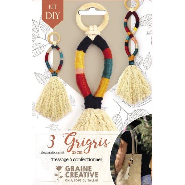Kit f�r dekorativa grigris i tr�d