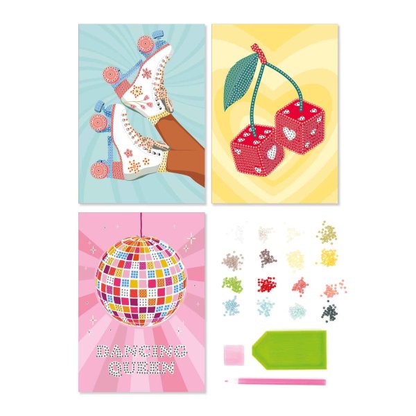 Diamond painting Happy Hour - Disco, 3 kort