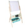 Utbildningstavla LULILO Kredo 3-i-1 med magnetisk whiteboard och griffeltavla 112 x 43 x 62 cm - Tr�