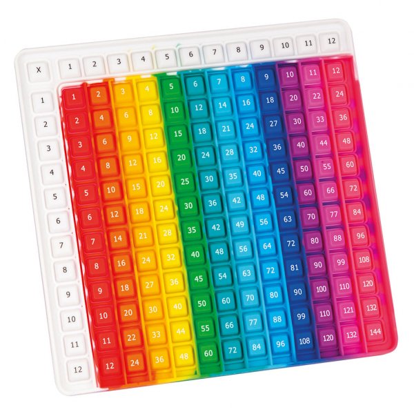 Pop it multiplikationstabell 26 x 26 cm silikon Pop it multiplikationstabell 26 x 26 cm silikon