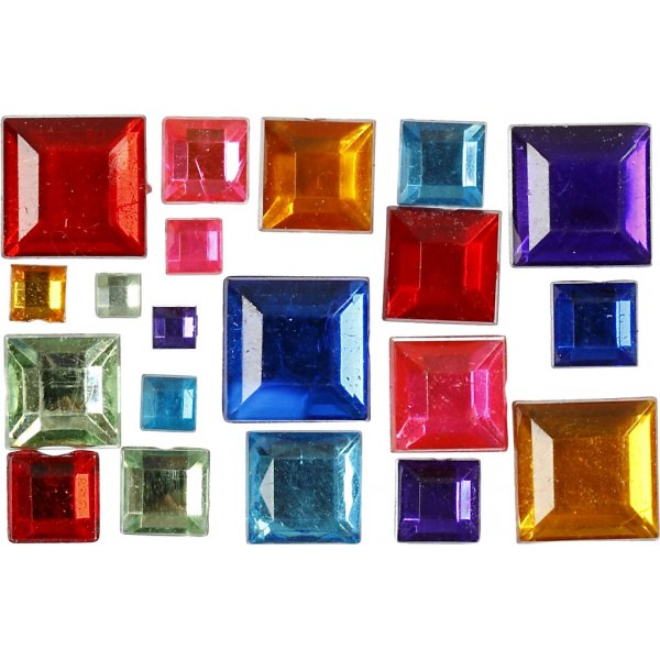 Rhinestones - 4-10 mm - 1300 st Rhinestones - 4-10 mm - 1300 st