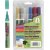 Deco Tekstil kuglepenne - 3 mm - glitterfarver - 6 stk