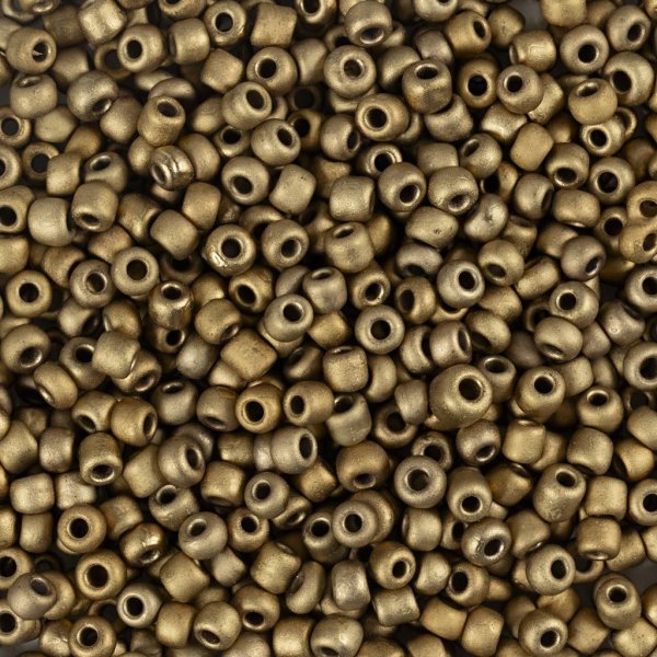 Rocaillep�rlor 3 mm Bronze 25 g