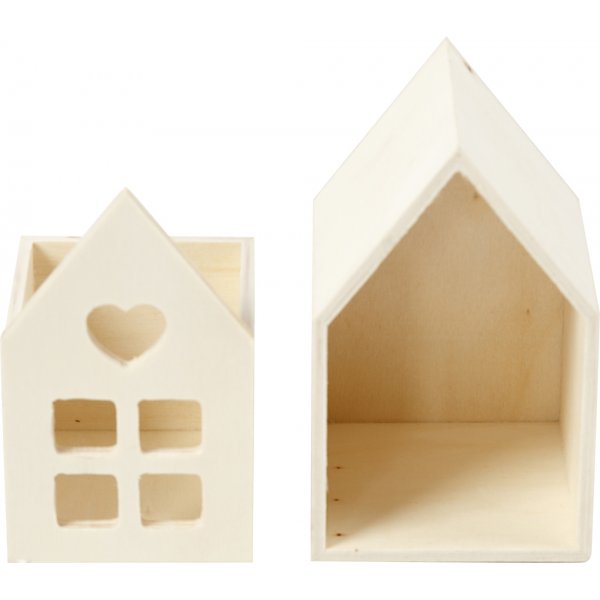 Hus med låda Hus med låda