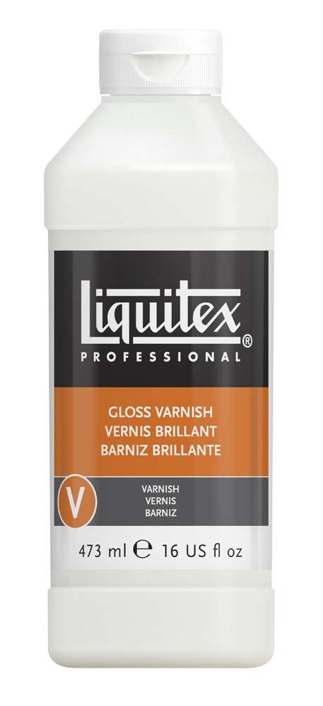 Fernis Blank Liquitex 473 ml - Akryl lak, Hobbylack, Fernis og kunstner medier til kunstmaling