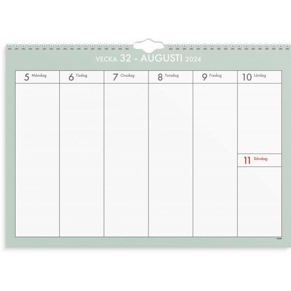 Väggkalender 25/26 - Veckoplan Väggkalender 25/26 - Veckoplan