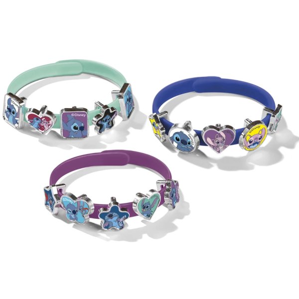 Armbandset Stitch Disney - 3 armband med 18 berlocker