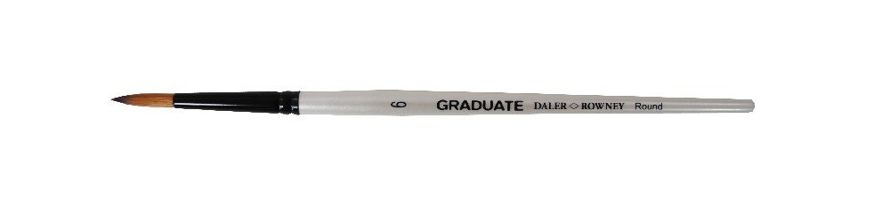 Akrylpensel Graduate Syntetisk Rund - 6 - Akrylpensler, Pensler