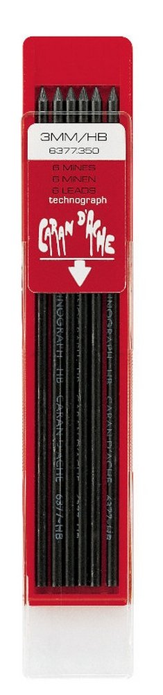 Stift Caran d Ache Technograph 2 mm - 4H - Blyant bly, Tilbehør til penne & kridt, Penne, kridt & tusch