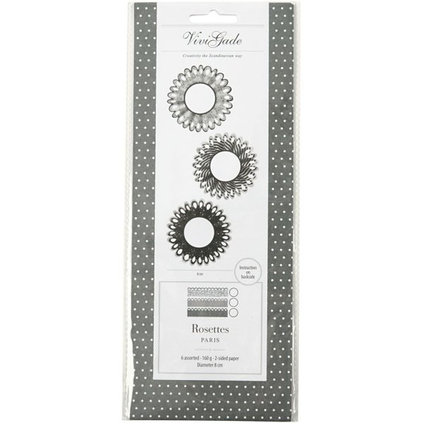 Materialsett Sløyfer Vivi Gade Design 8 cm 6 stk Materialsett Sløyfer Vivi Gade Design 8 cm 6 stk