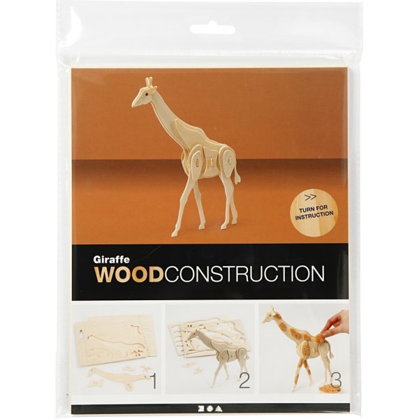 3D konstruktionsfigur - giraff 3D konstruktionsfigur - giraff